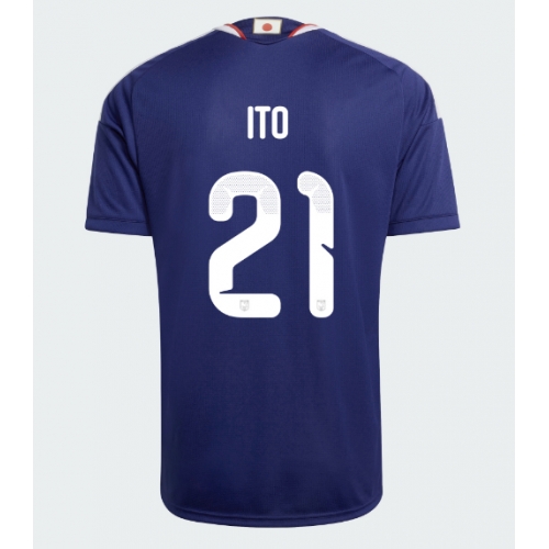 Billige Fotballdrakt Japan Hiroki Ito #21 Replika Hjemmedrakt VM 2026 Kortermet Billige Fotballdrakt Japan Hiroki Ito #21 Replika Hjemmedrakt VM 2026 Kortermet